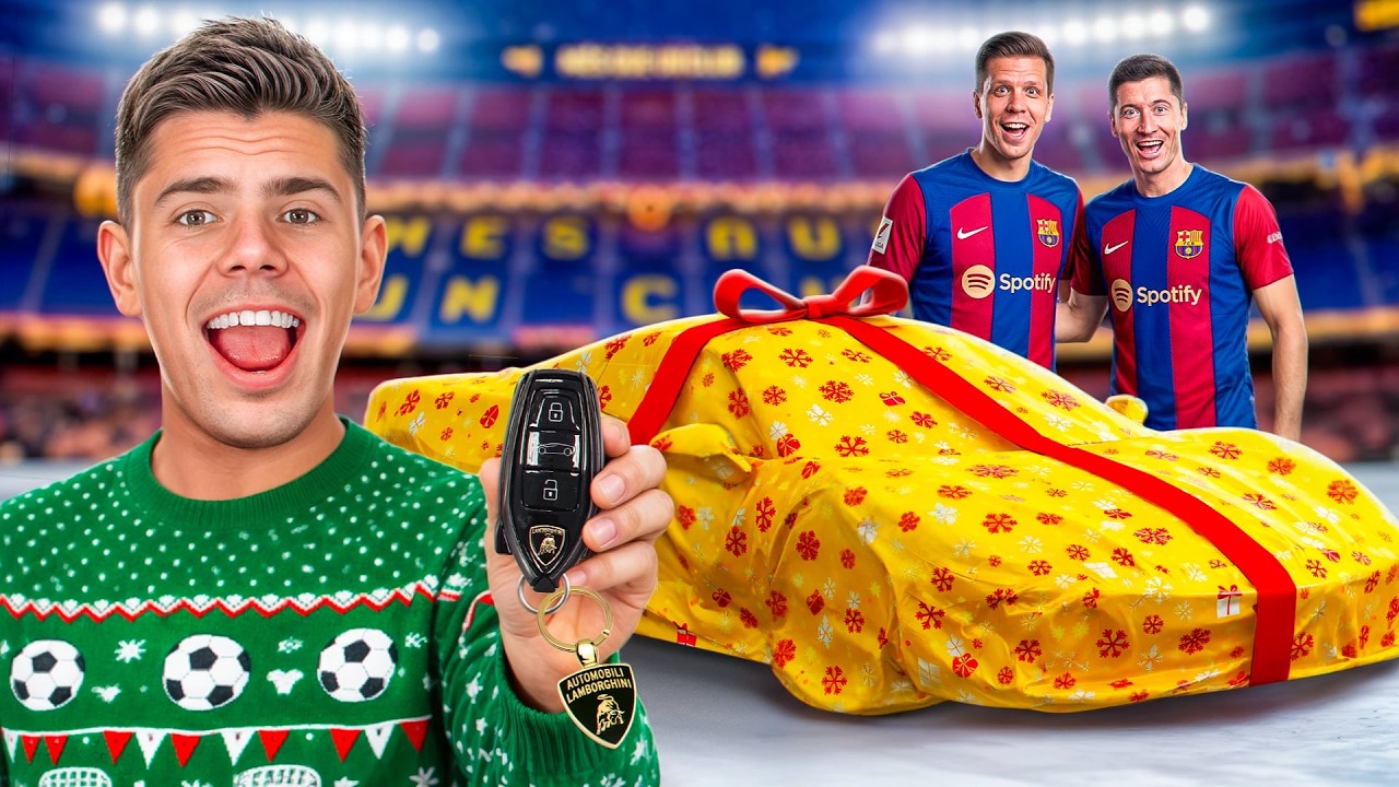 Dałem PREZENTY piłkarzom FC BARCELONY