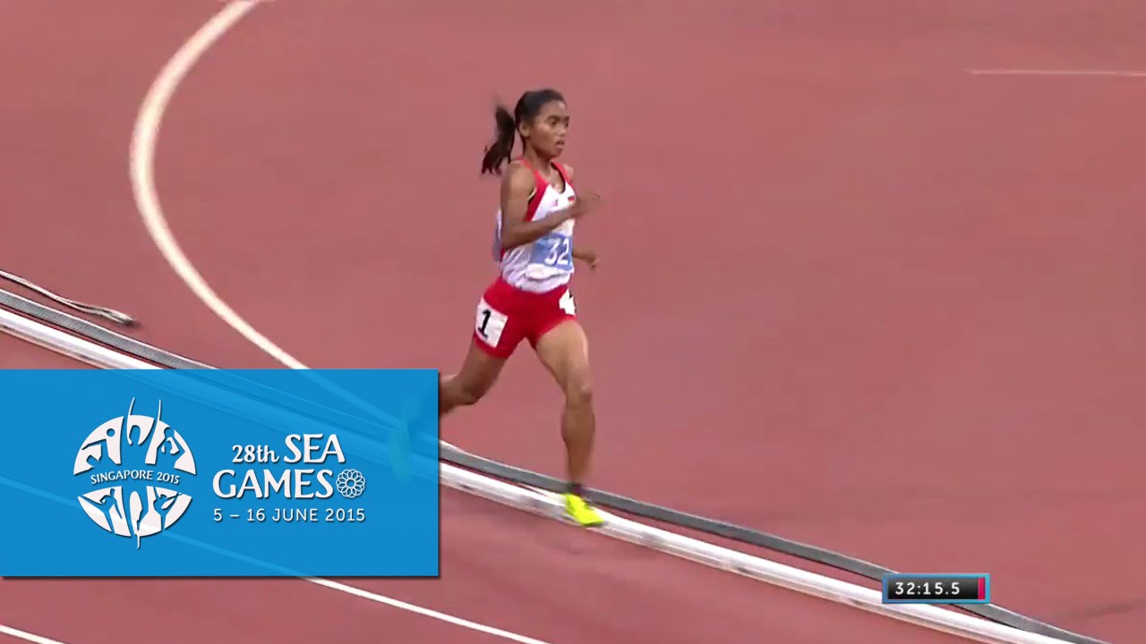 Athletics Womens 10000m Final (Day 6) | 28th SEA Games Singapore 2015