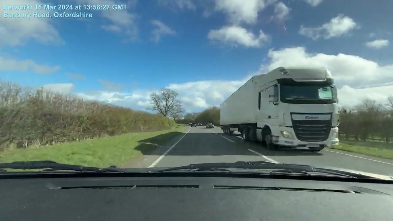 🇬🇧43mins Relaxing Car Travel from King’s Sutton to Milton Keynes | No Talking No Music