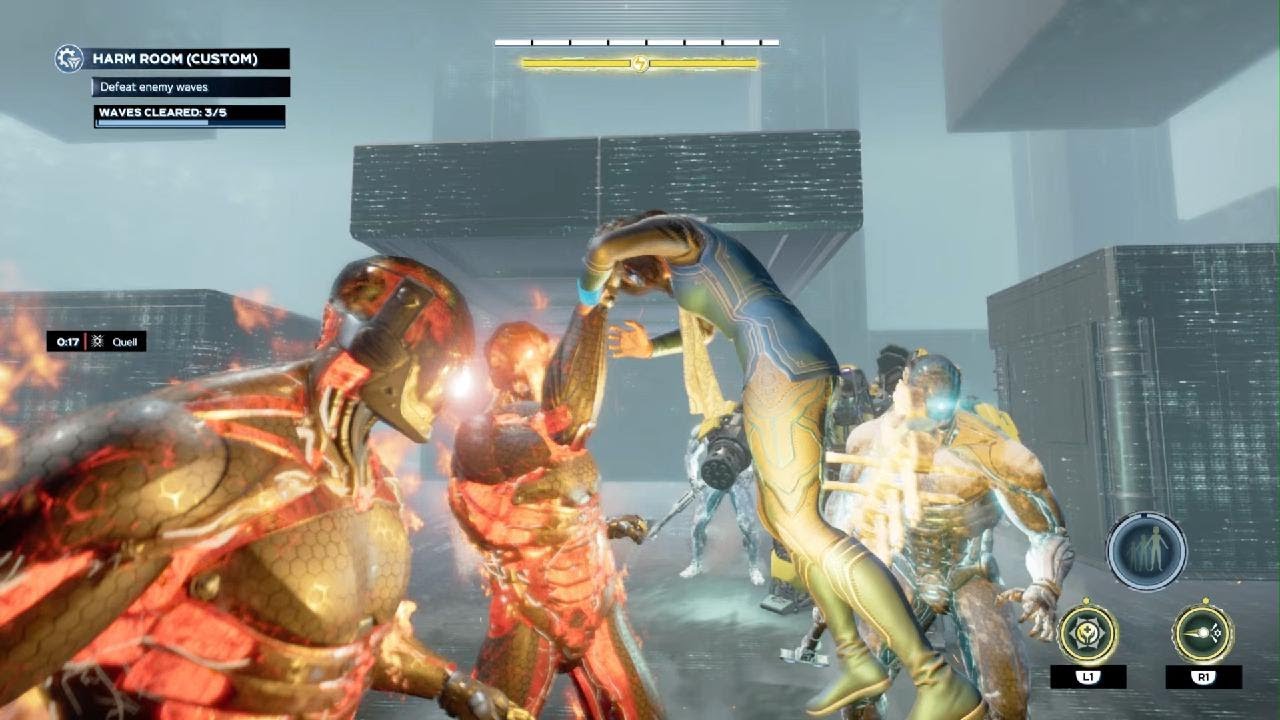 Marvel's Avengers | 100% Armor what Kamala is like in custom harm room brutal difficulty 185 PL