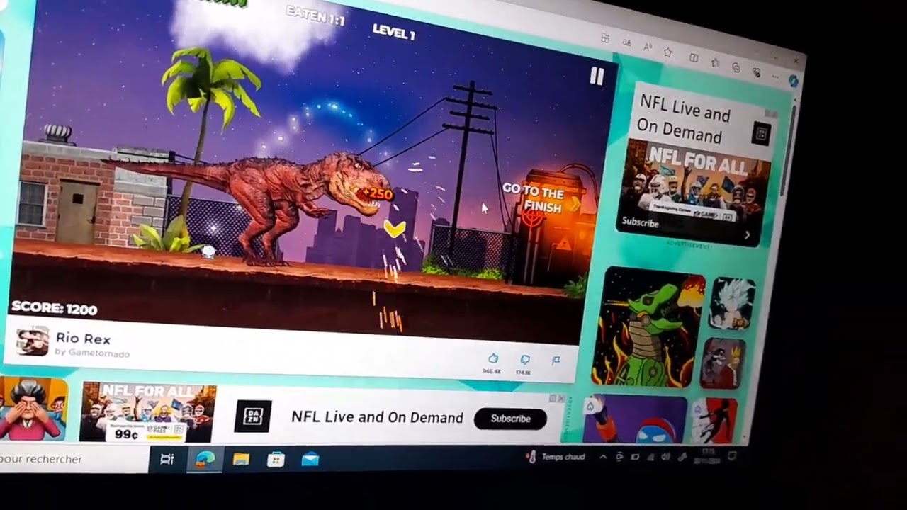 playing rio rex for the first time in poki