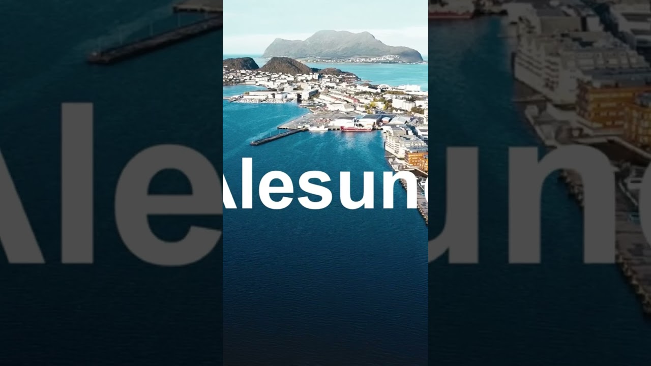 Это САМЫЙ красивый город в Норвегии?  #пв #путешествие #&aring;lesund #alesund #олесунд #алесунд
