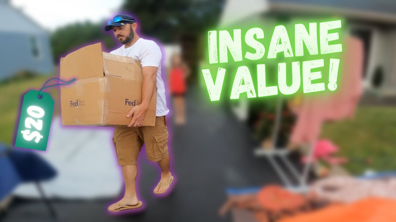 VIDEO GAME GARAGE SALE FIND WORTH HUNDREDS!