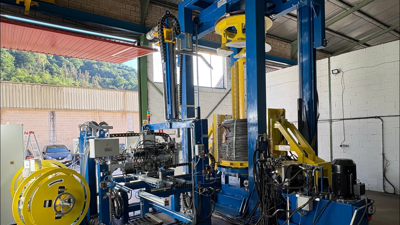 Automatic Compacting & Strapping Line for wire rod coils