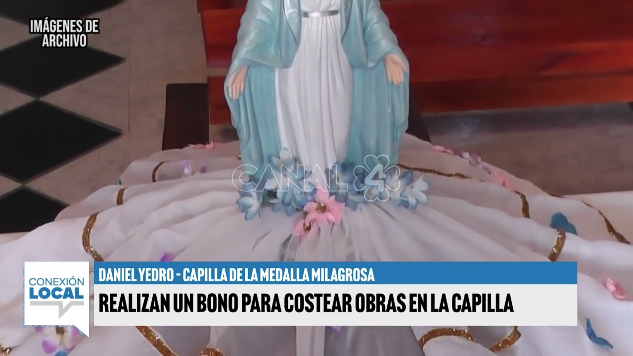 Realizan un bono para costear gastos de la obra de mejoras en la Capilla de la Medalla Milagrosa |DN