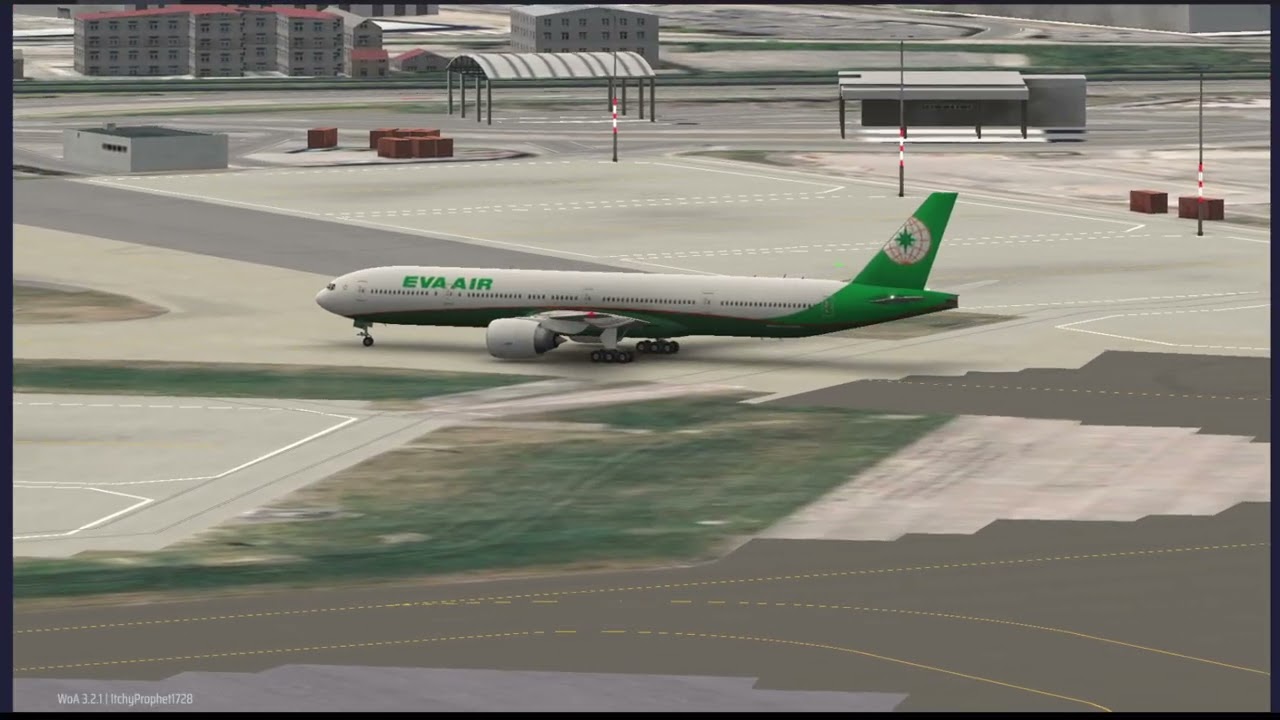 EVA Air Boeing 777-300ER (B77W) Arrival at LHR - World of Airports