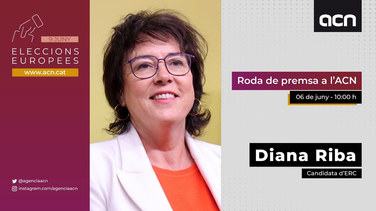 Roda de premsa a l'ACN de Diana Riba