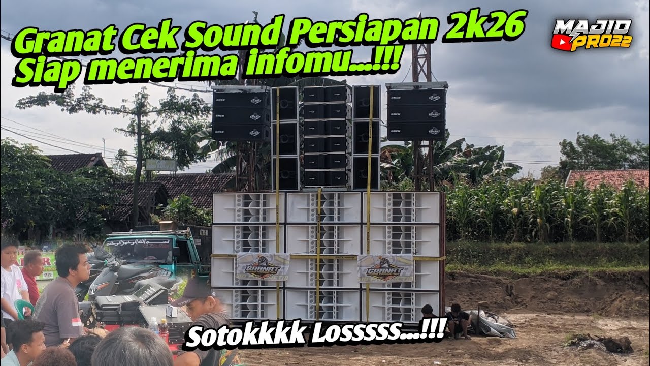 Granat Audio Lumajang Josss, Siap menerima infomu, Middle tasso line array SPL