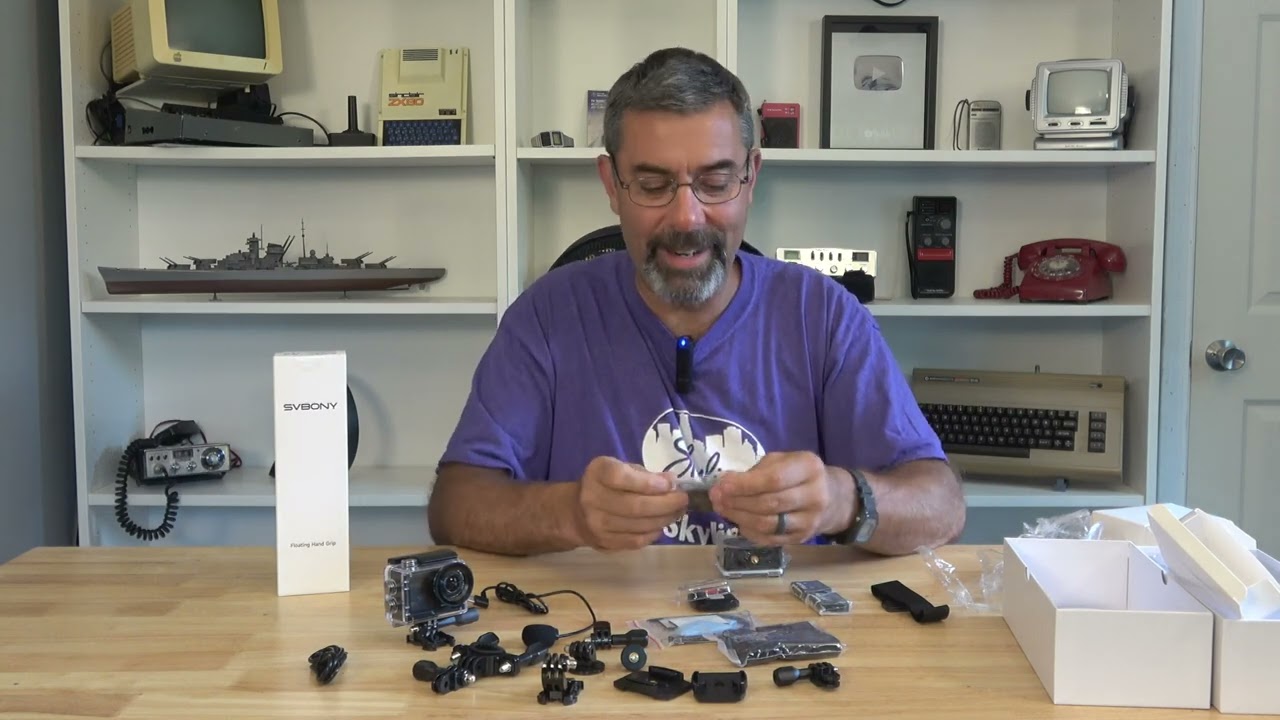 Svbony Action Camera Kit. This waterproof 4K camera is pretty cool!