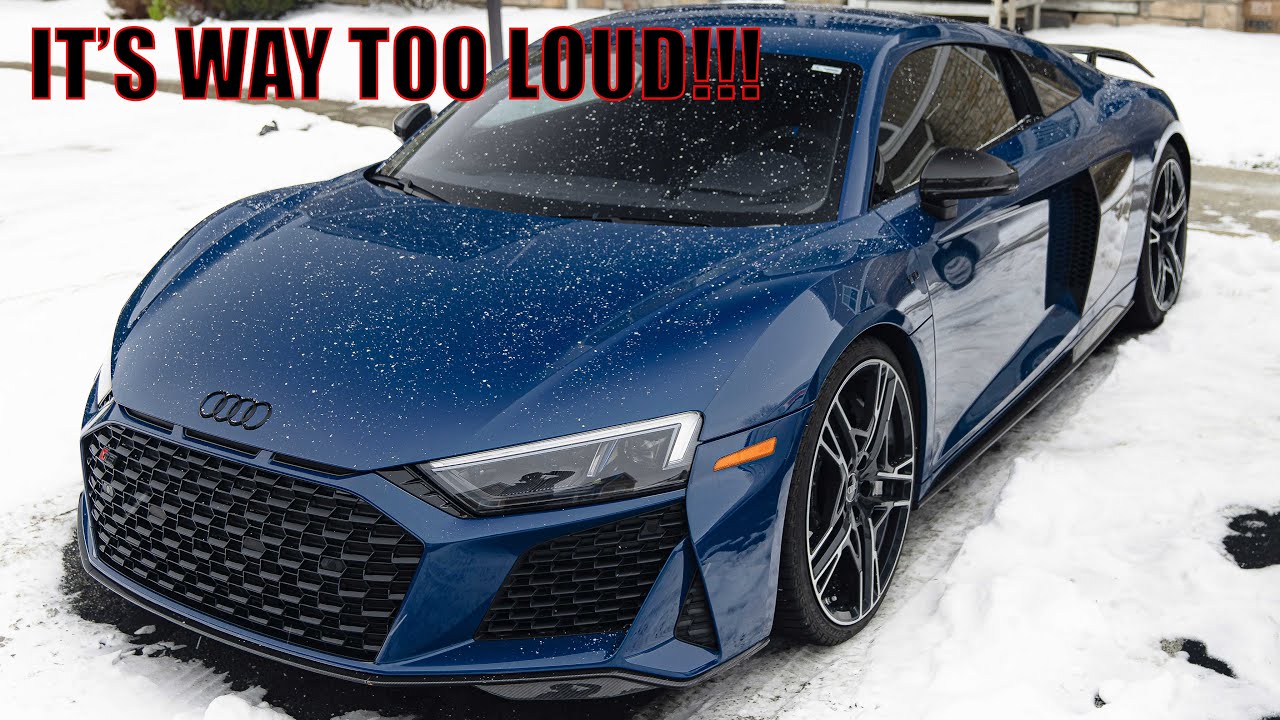 I STRAIGHT PIPED MY AUDI R8 PERFORMANCE AND IT SOUNDS INSANE!!!