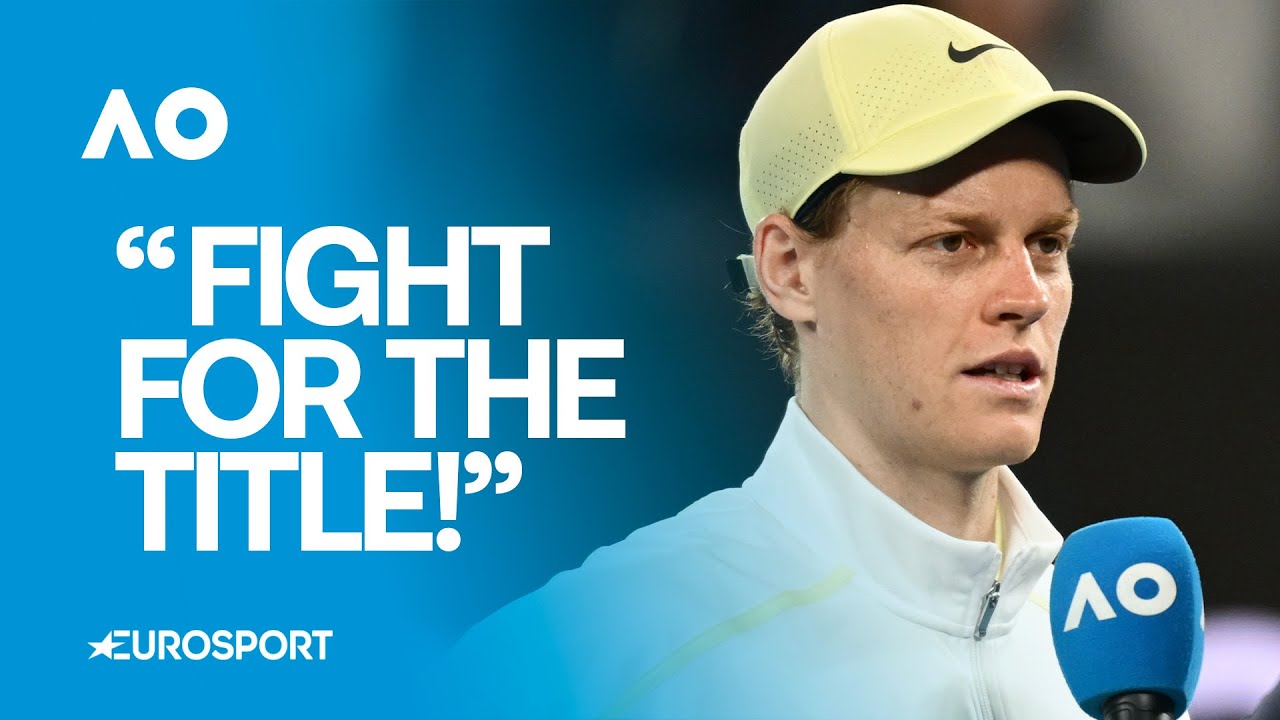 On-Court Interview: Jannik Sinner reacts after beating Ben Shelton to reach Australian Open final 🏆