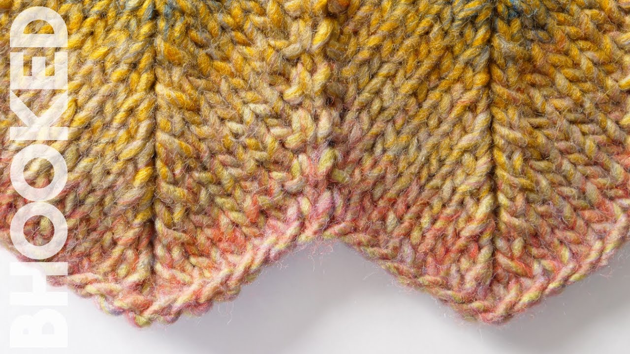 Knit Chevron Stitch Step-by-Step Instructions