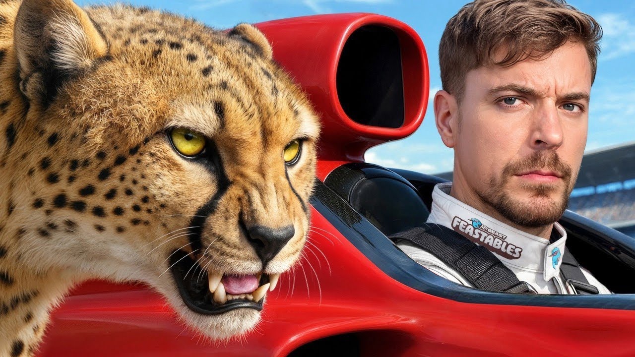 World's Fastest Car Vs Cheethah in Hindi 