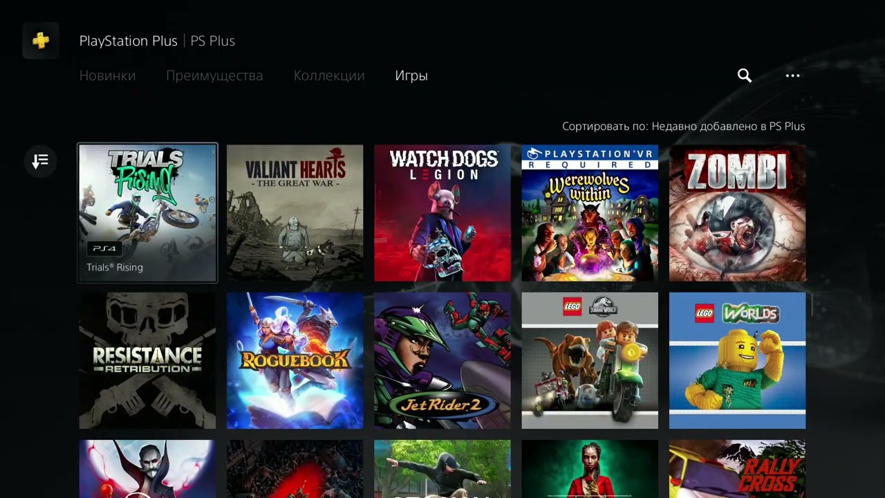 Какие игры входят на подписке PS Plus Deluxe? На PS5