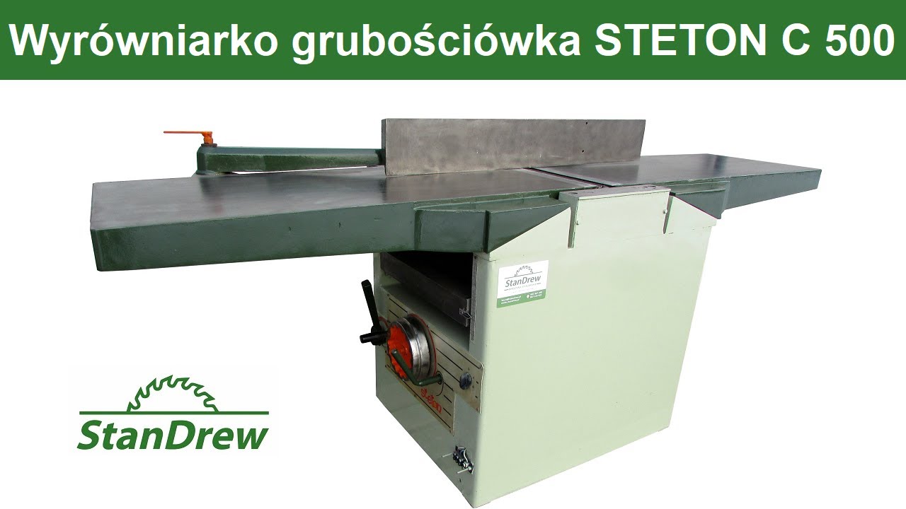 Wyrówniarko grubościówka STETON C 500 - StanDrew maszyny stolarskie