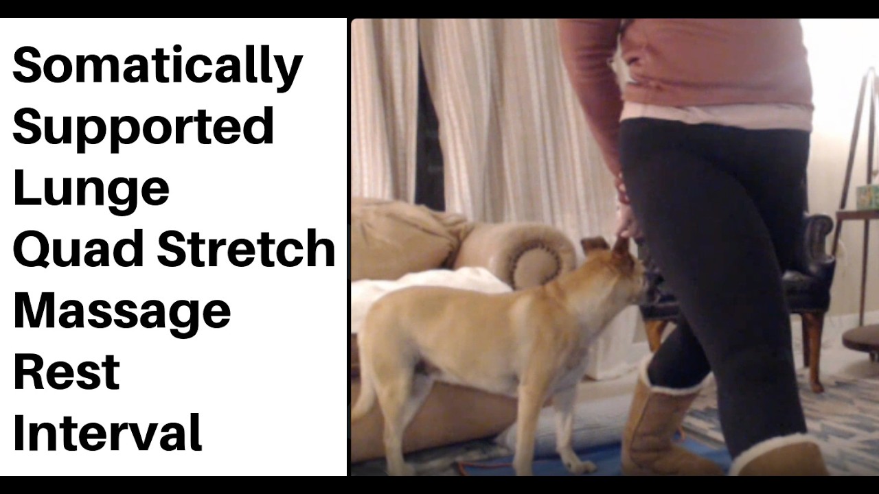 Somatic Supported Lunge and Quad Stretch