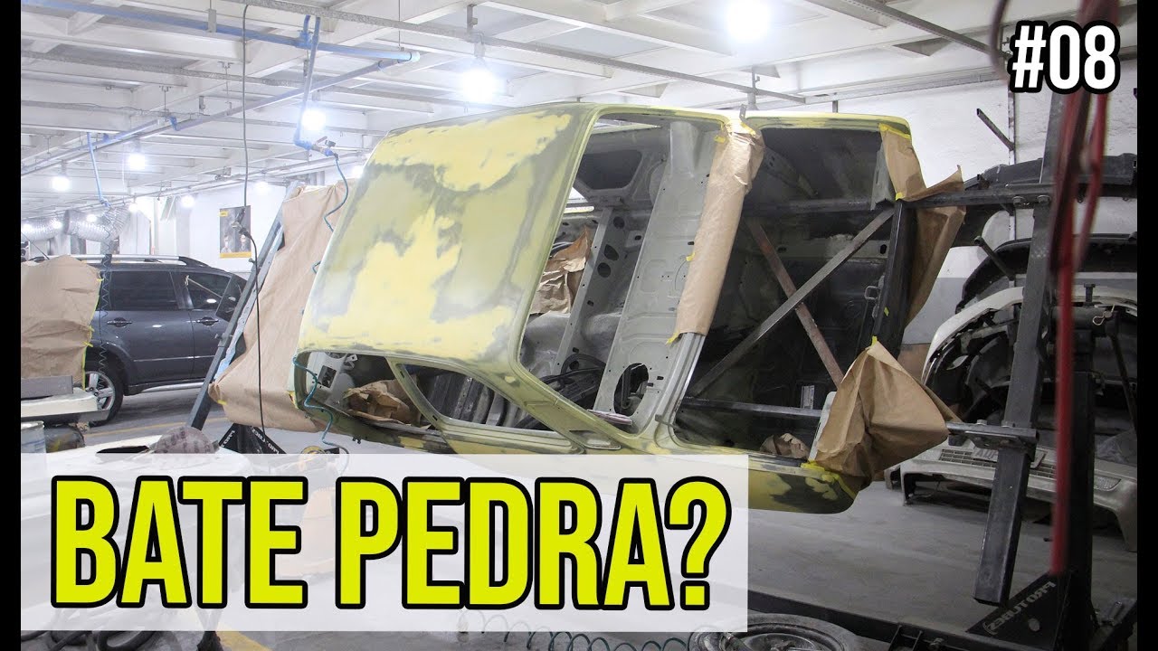 CHEVETTE PIRATA: PREPARAÇÃO DE PINTURA + APLICAÇÃO DO BATE PEDRA | 