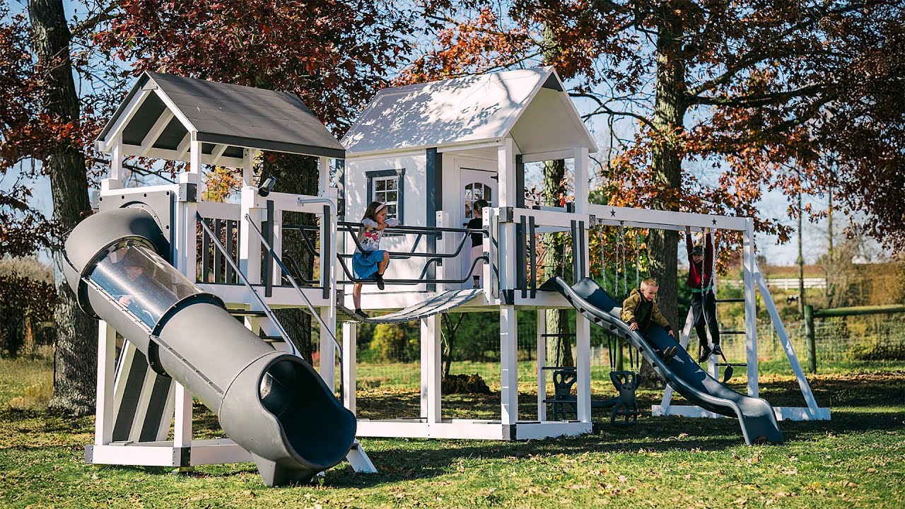 Galaxy Star - MASSIVE Vinyl Swing Set | Customizable & Amish Made