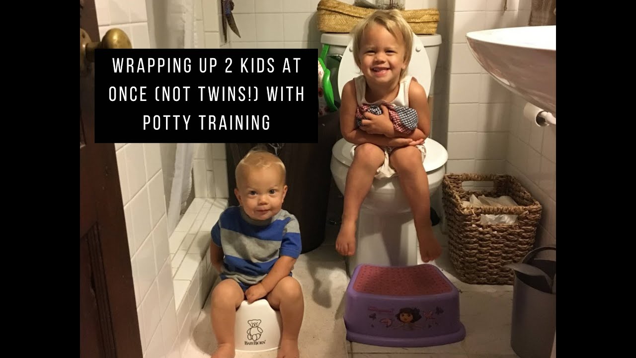 Wrapping Up 2 Kids at Once (not twins!) with Potty Training