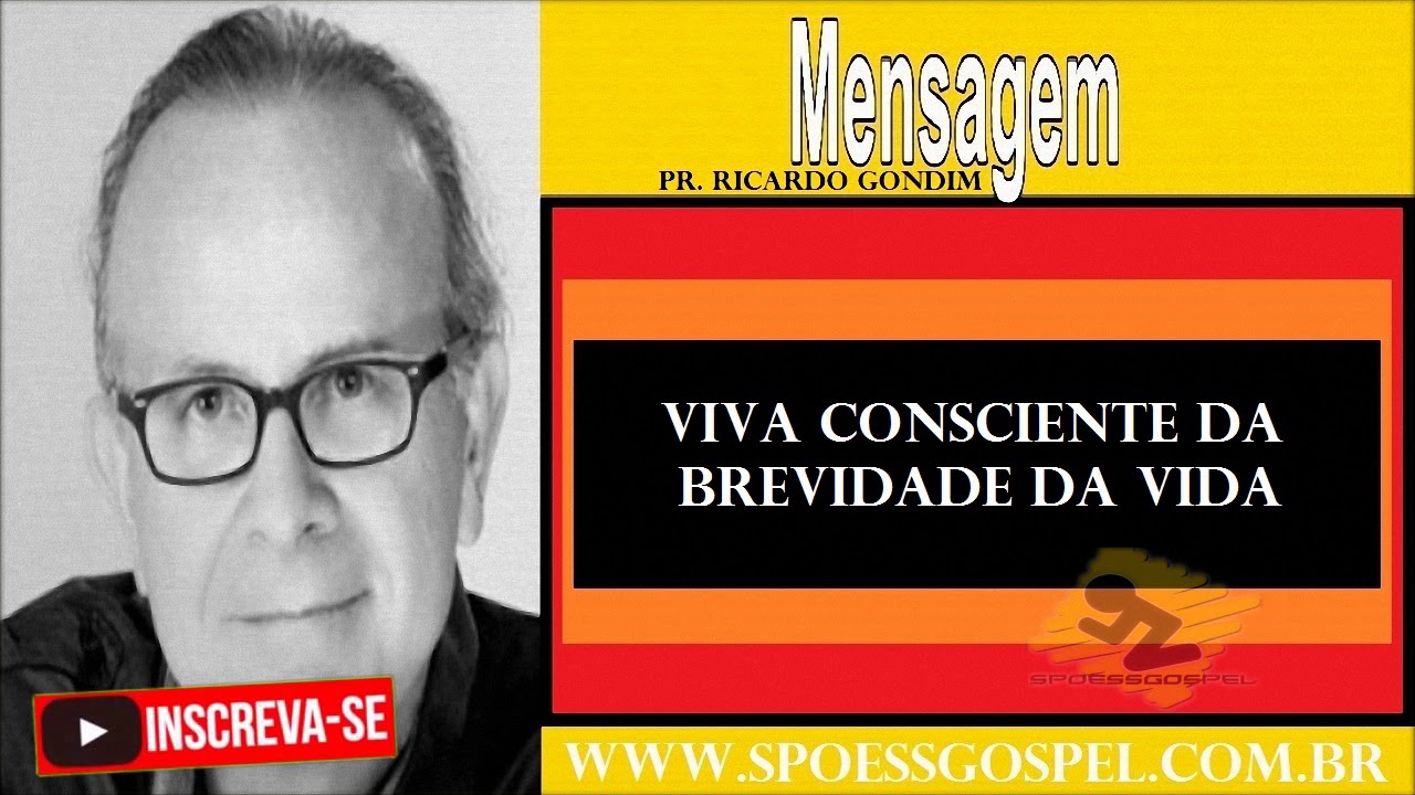 Viva Consciente da Brevidade da Vida | O TEMPO NÃO PARA | Gênesis 21:1-21 | Pr. Ricardo Gondim