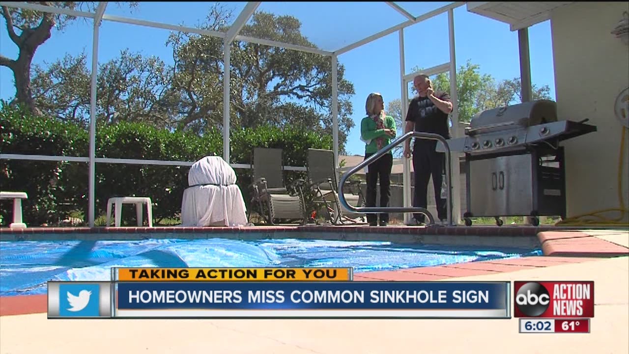 Detecting sinkholes can be tricky for homeowners