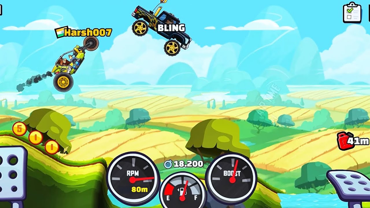 I unlocked superbike in hill climb racing 2 | crystal mash | 4k