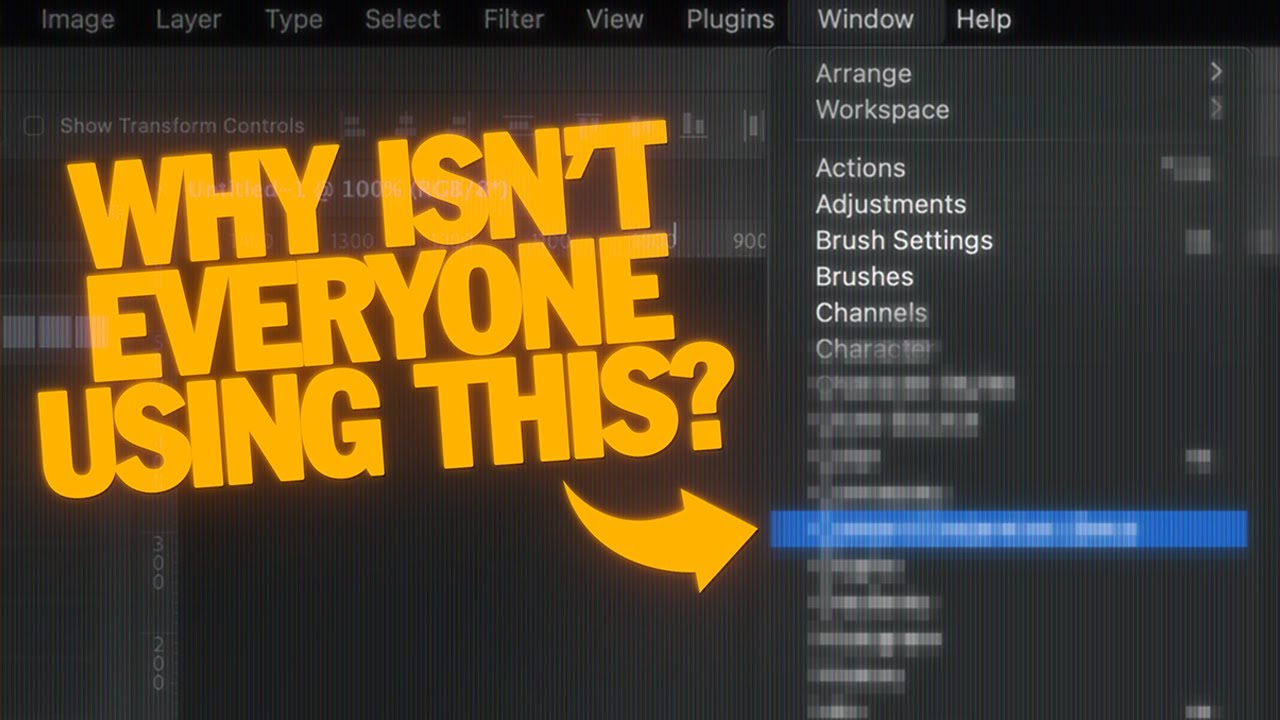 Save Hours With This Hidden Photoshop Feature!