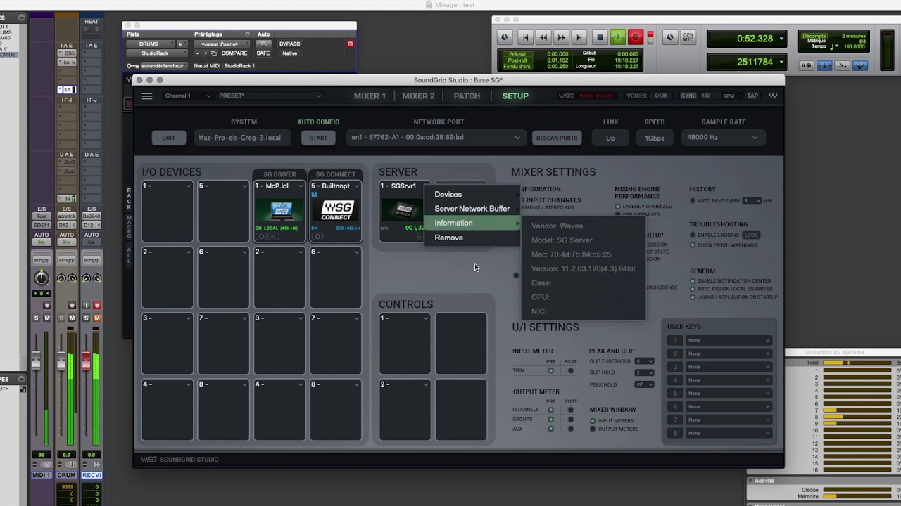 ProoTools HD NATIVE & Waves V11 Soundgrid without DiGiGrid DLS/DLI !!