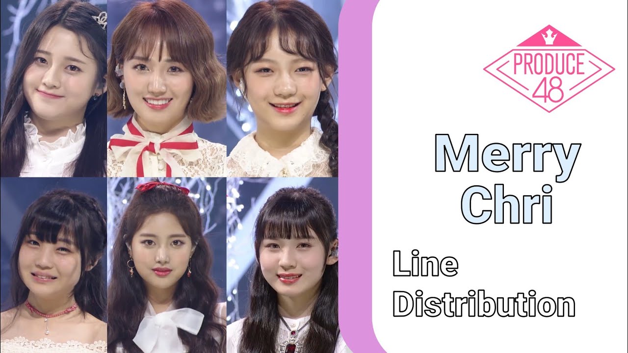Produce 48 - Merry Chri (Line Distribution)
