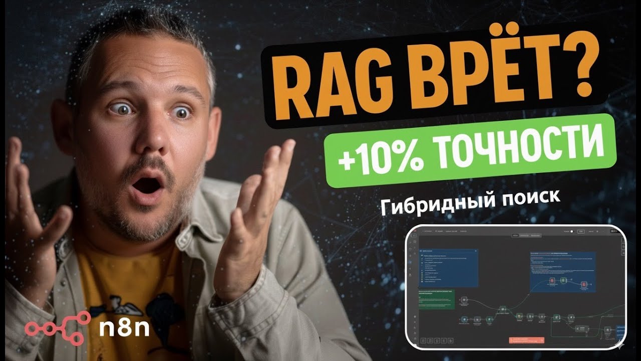 Улучшаем выдачу RAG на 10%: Гибридный поиск (Векторы + BM25) в Qdrant и N8N
