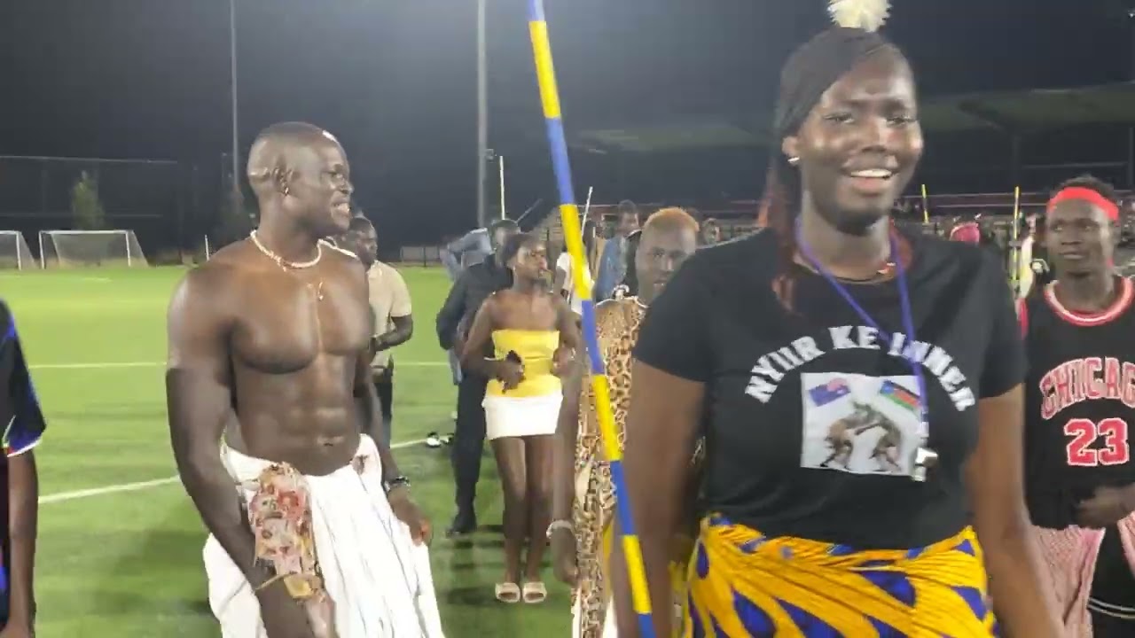 South Sudanese Australians Dancing in Sydney, Australia