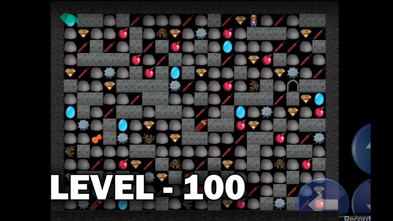 Diamond mine level 100 collected all 30 diamonds