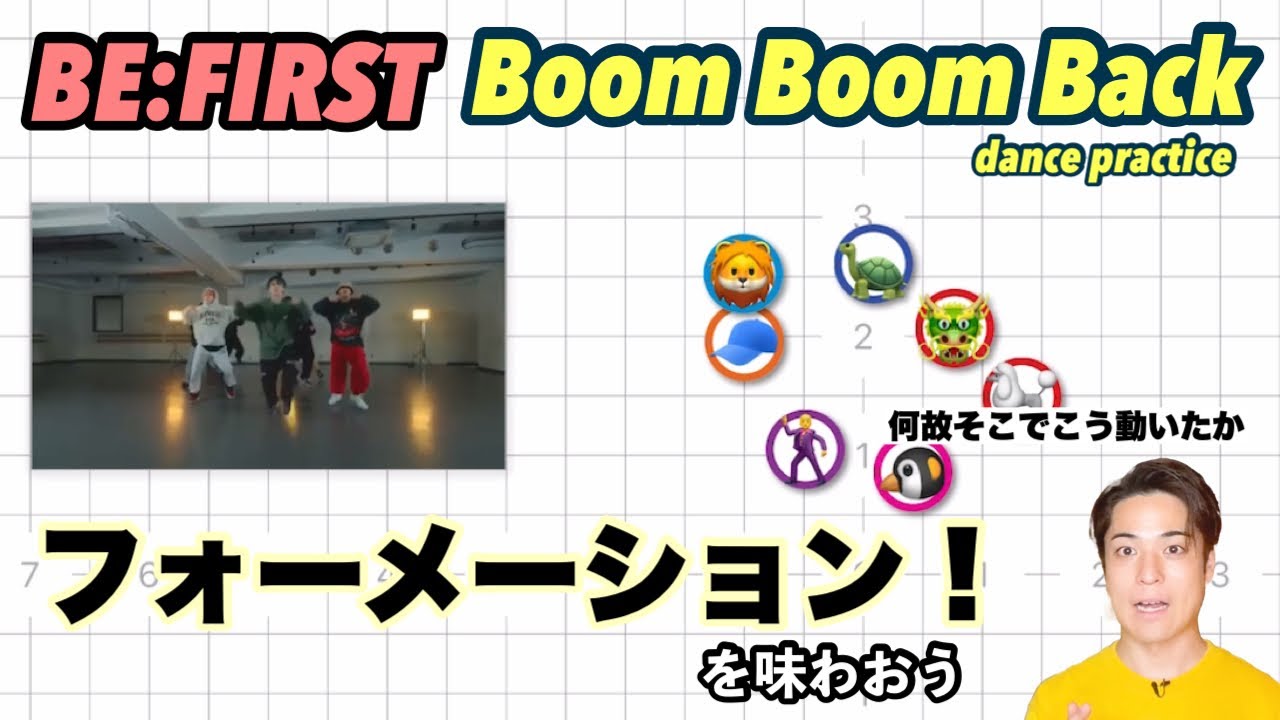 Boom Boom Backのフォーメーションの意図を解読せよ！  / BE:FIRST / Boom Boom Back -Dance Practice-