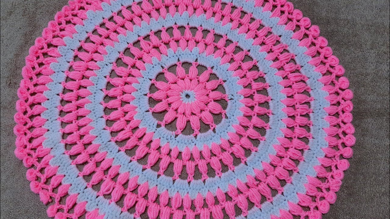 Thalposh , Crochet Thalposh, woolen Rumal ,Crosia design Thalposh ,@SantoshAllArt