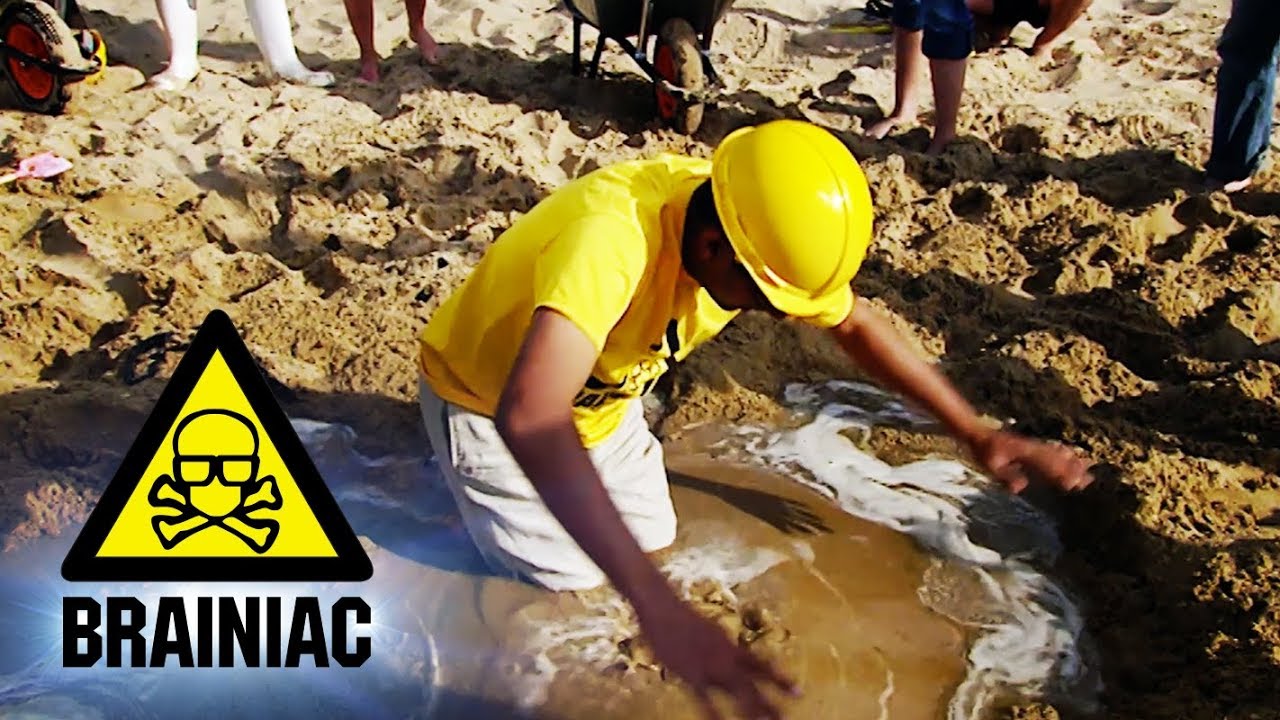 Jon Tickle Makes Quicksand!? | Brainiac