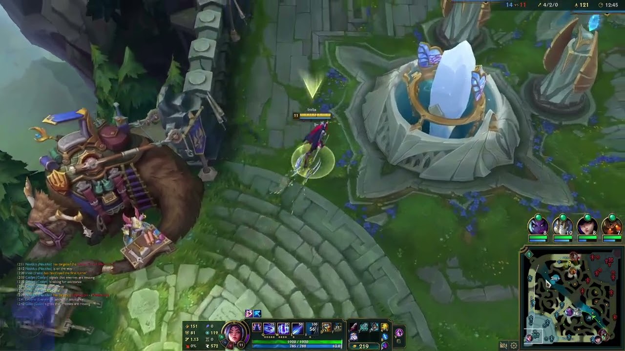 Irelia VS Fiddle Top Clean Gameplay | No Commentary | FocusPlaysGaming