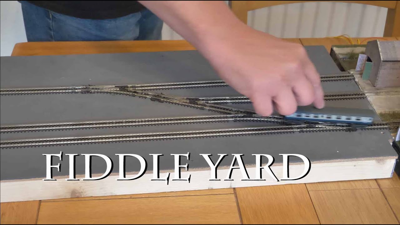 Cromford Wharf N gauge shelf Layout Part 12 Creating The Fiddle Yard