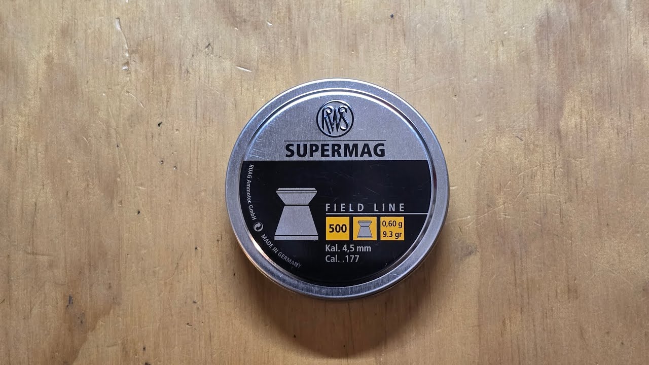 Airgun Wadcutter Wednesday #25 RWS Supermag 9.3gr