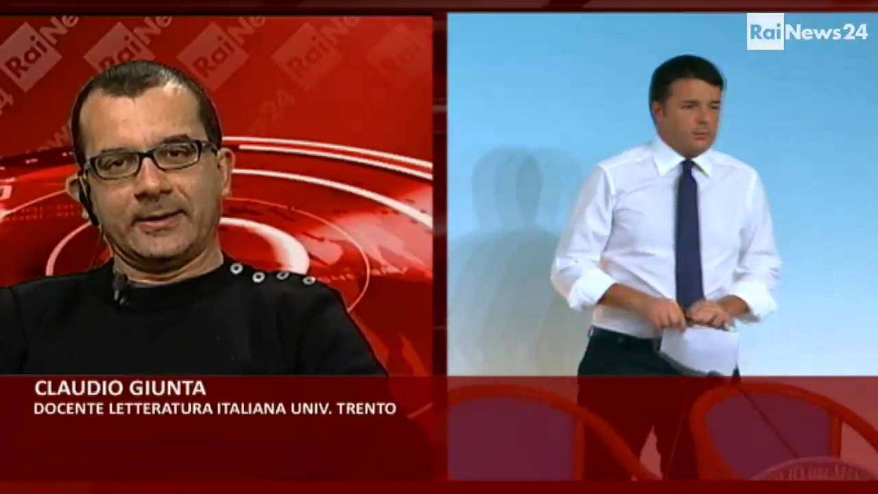 Essere #matteorenzi - Intervista a Claudio Giunta