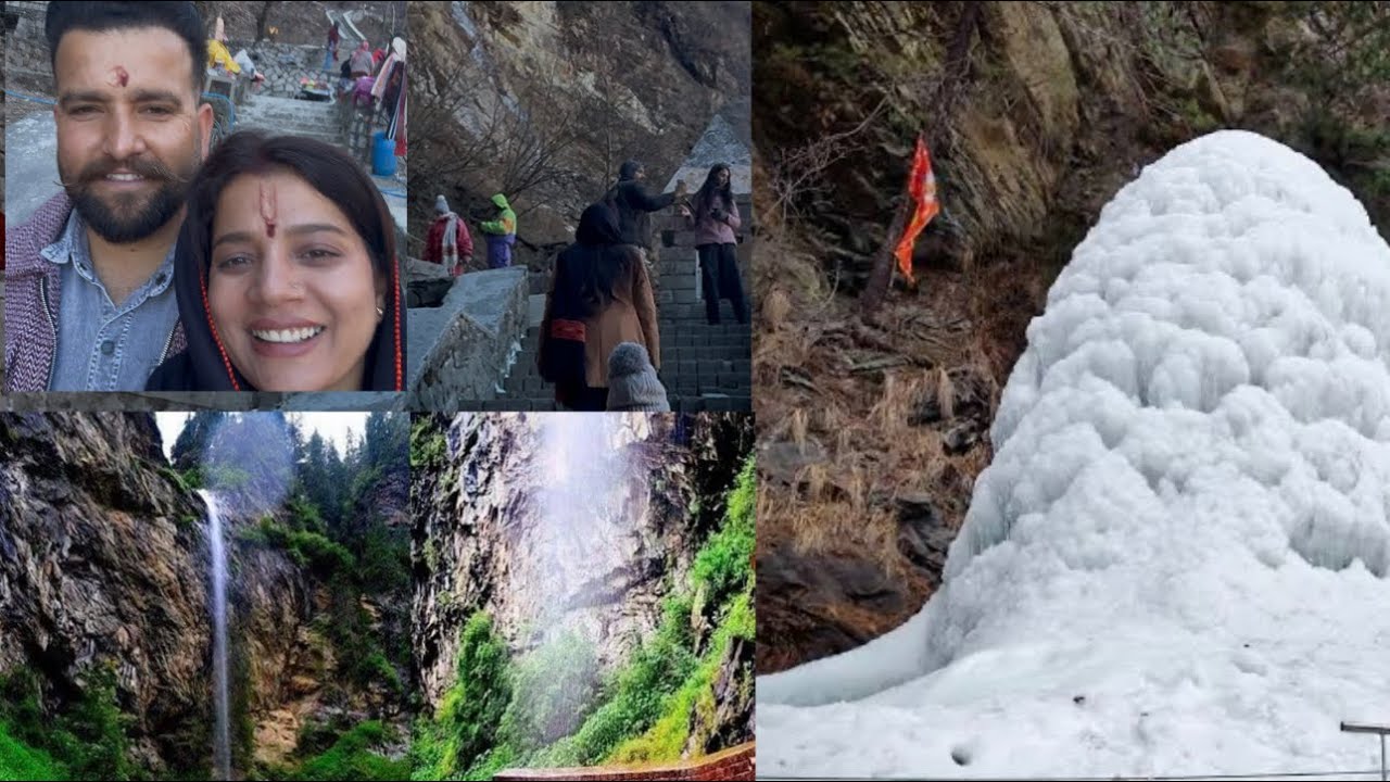 Anjani Mahadev Temple vlog🙌 / ice shivling / water Fall on shivling /Anjani Mahadev Trek / Manali 