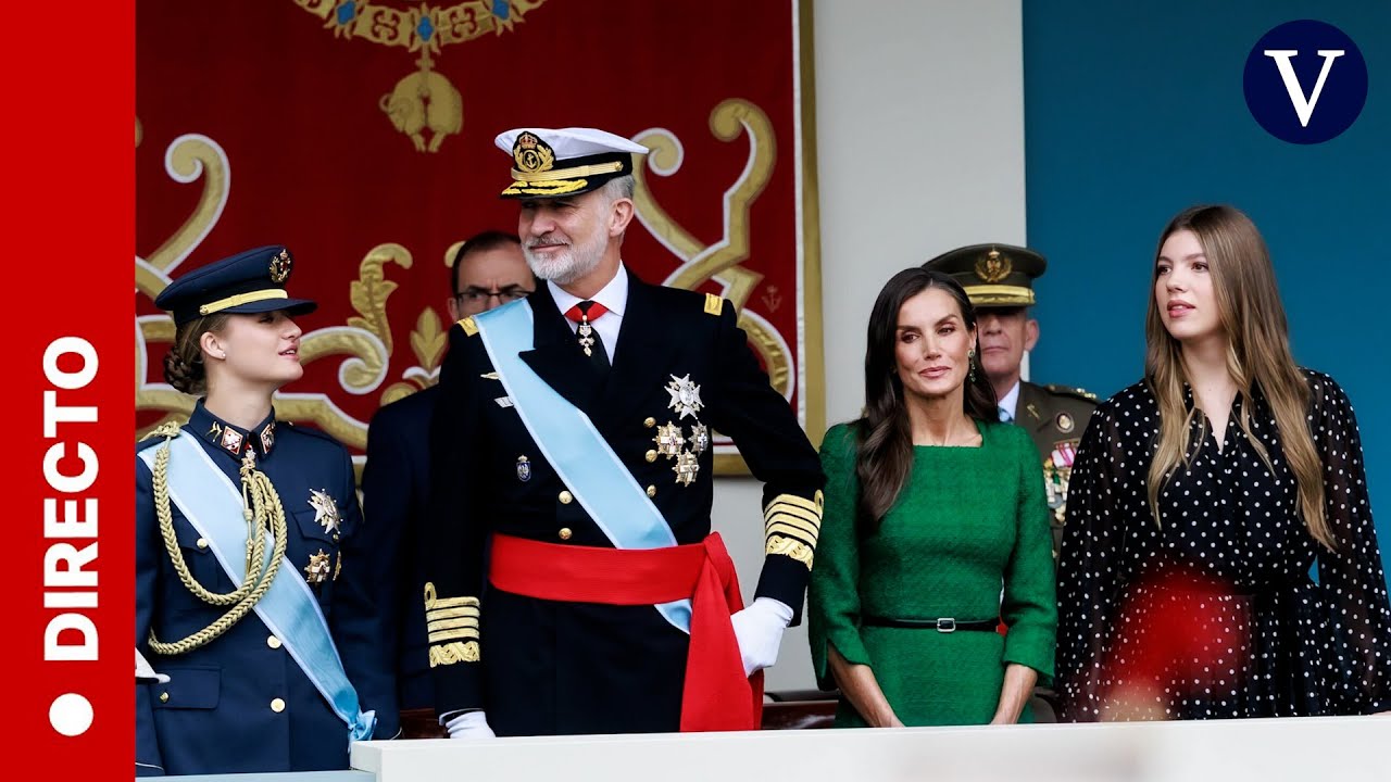 Los Reyes realizan una recepci&oacute;n en el Palacio Real por el D&iacute;a de la Hispanidad