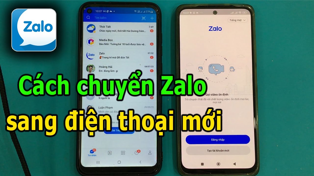 Cách chuyển Zalo sang điện thoại mới