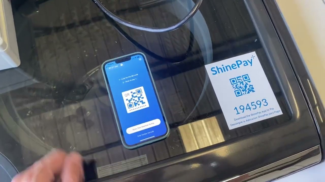 Charging for a domestic laundry machine with PowerPay