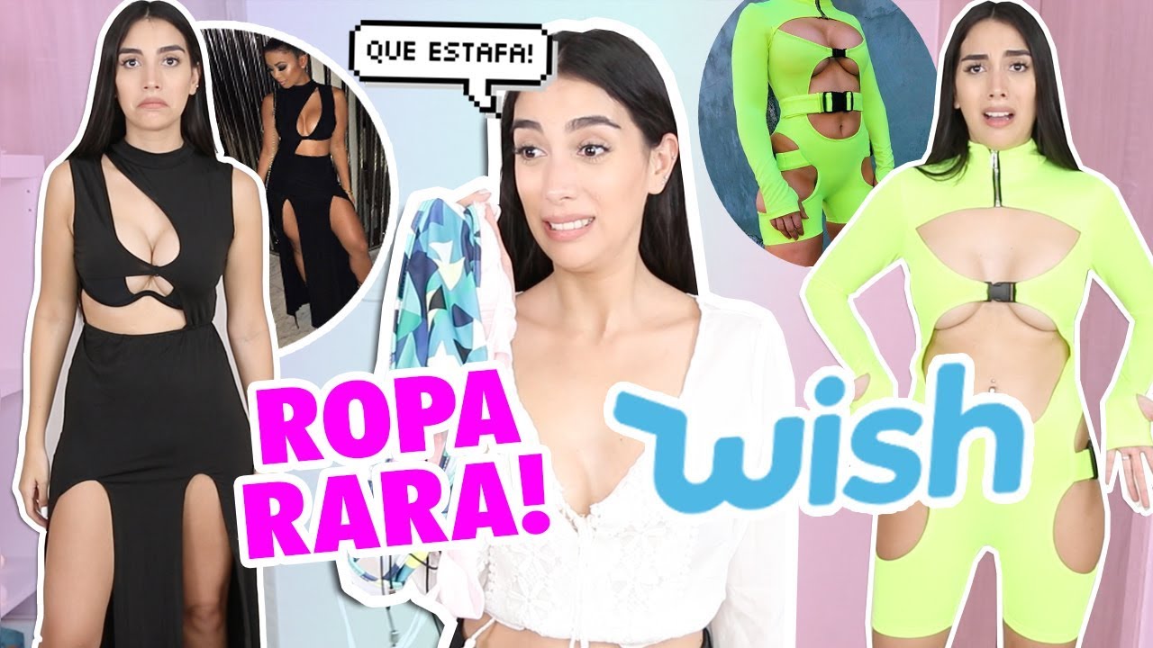 PROBANDO LA ROPA MÁS RARA DE WISH ¿VALE LA PENA ? TOO MUCH!  | Claudipia