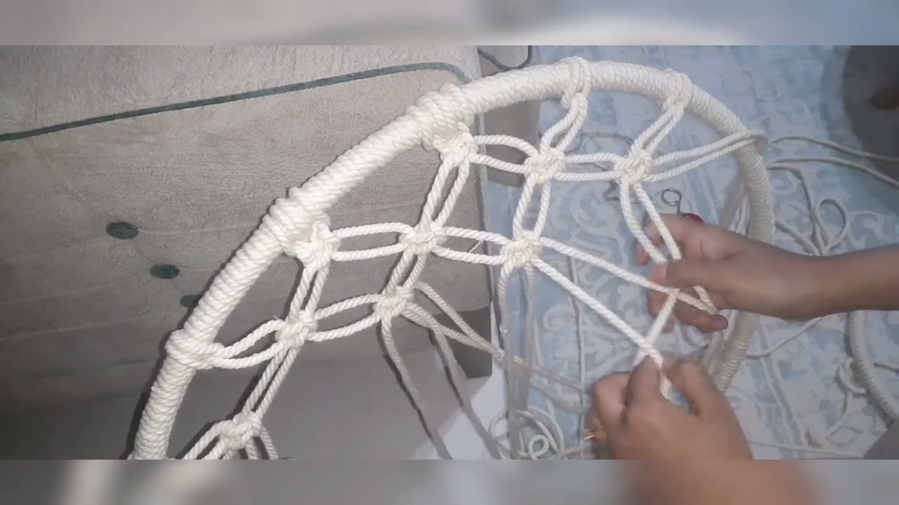 Makrome Salıncak Nasıl Yapılır? / Salıncak Yapımı / PART 1 /macrame swing making