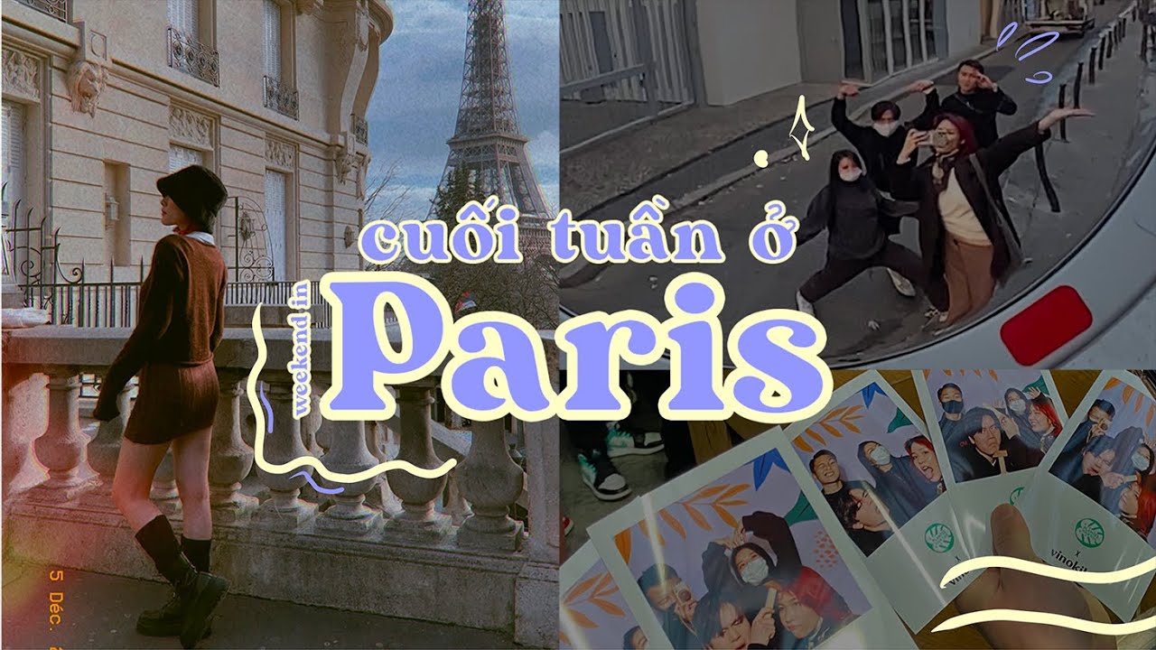 cuối tuần ở paris |  du học pháp vlog 🇫🇷 |  self care, rock climbing, thrifting