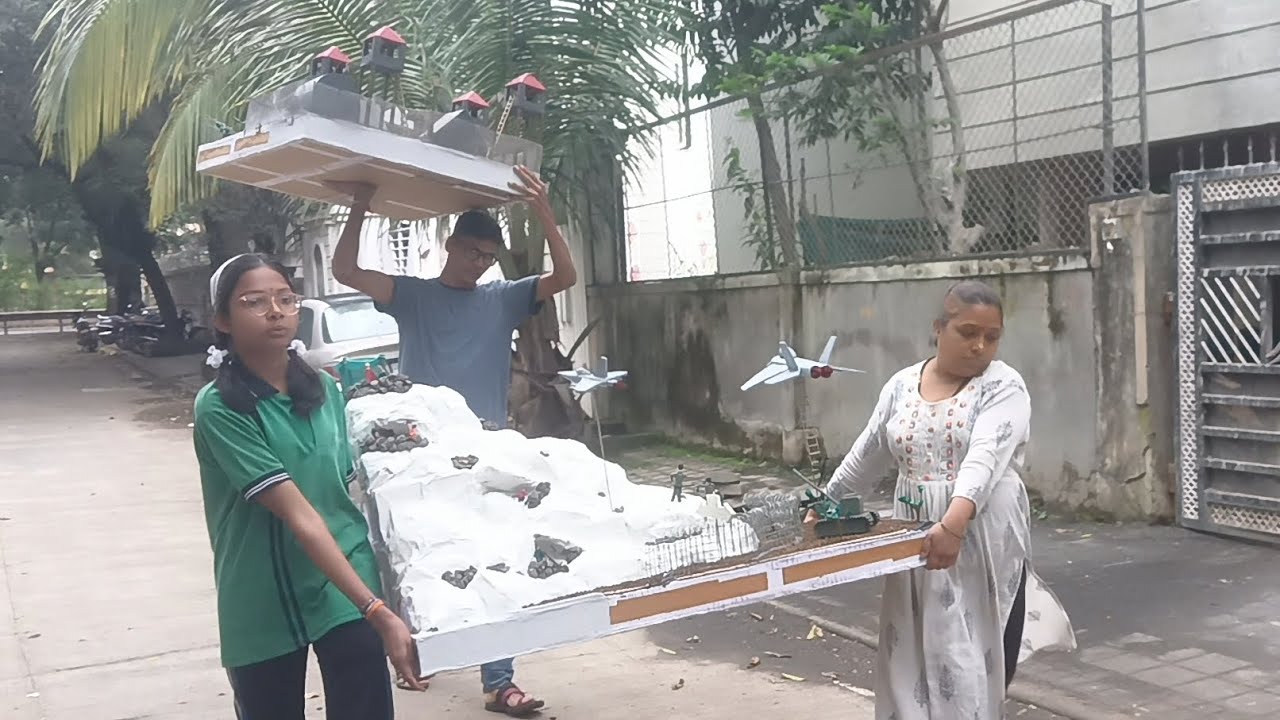 Operation Sindoor गणपती डेकोरेशन देण्यासाठी निघालो. #familyvlog #vlog @JaywantSawantVlog 