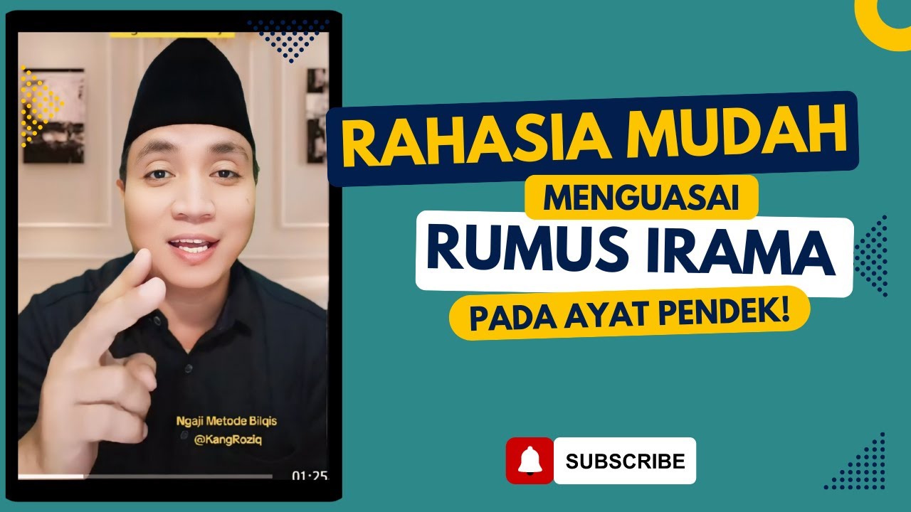 Rahasia Mudah Menguasai Rumus Irama Pada Ayat Pendek!