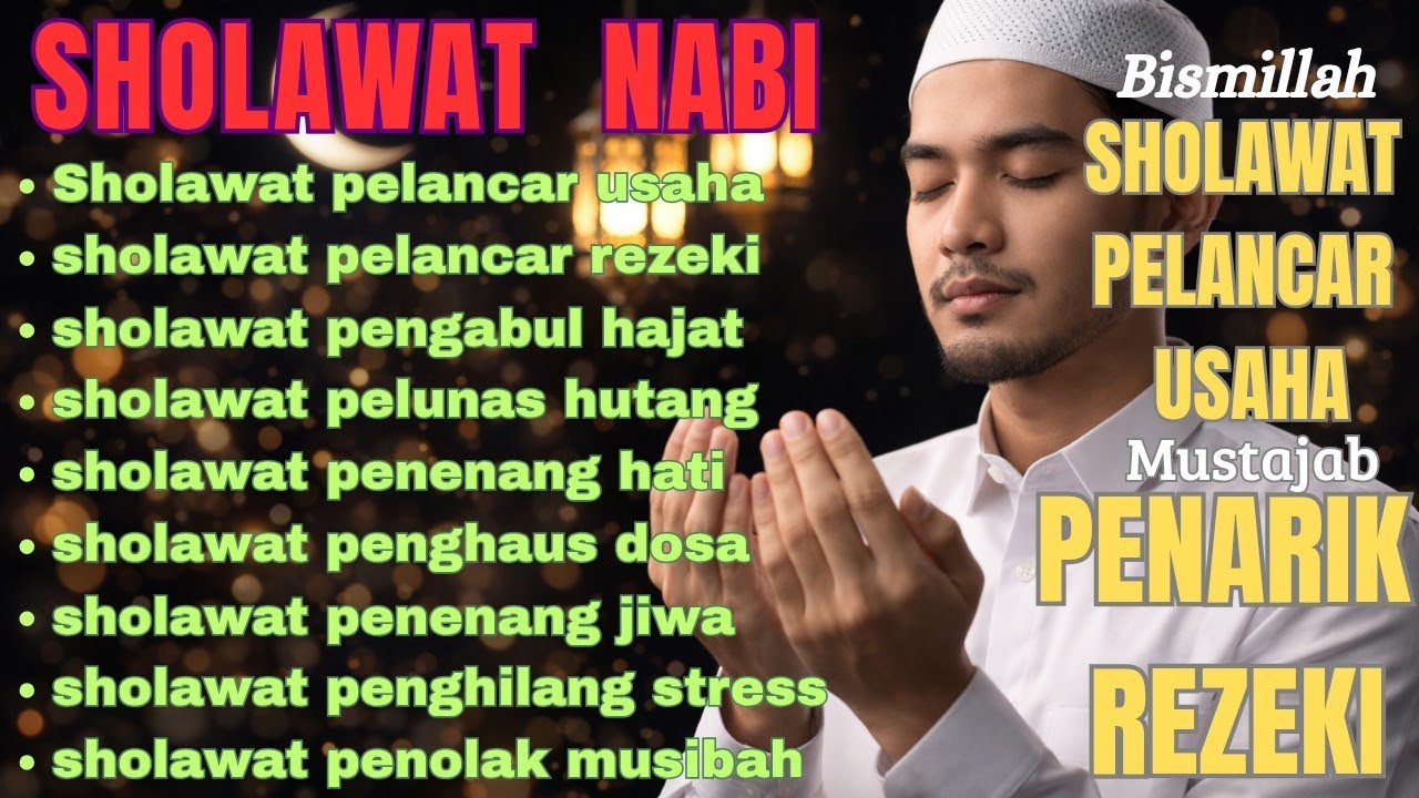 Sholawat Jibril Pembuka Pintu Rezeki | Dibaca Malaikat Jibril