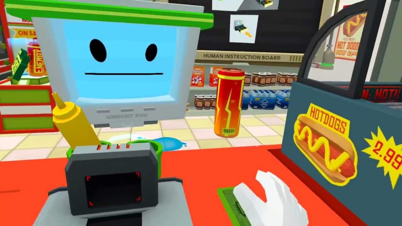 Playing job simulator my first time